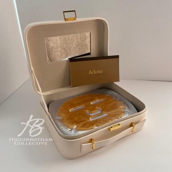 NEW ADORE Organic Innovations Golden Touch 24k Techo-Dermis Facial Masks w/ COA - Picture 6 of 11